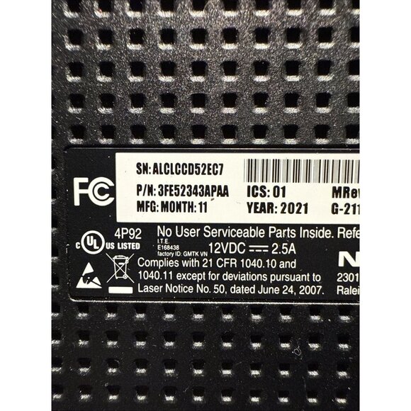 Verizon Modem Router Nokia G-211M-C 2021 Model With Cords Working Condition - Picture 5 of 16